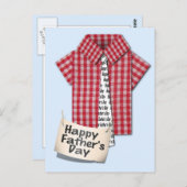 Vrolijke vaderdag voor iemand speciaal briefkaart (Voorkant / Achterkant)