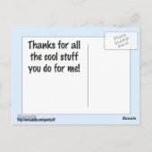 Vrolijke vaderdag voor iemand speciaal briefkaart (Achterkant)