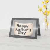 Vrolijke vaderdag voor iemand speciaal kaart (Gele Bloem)