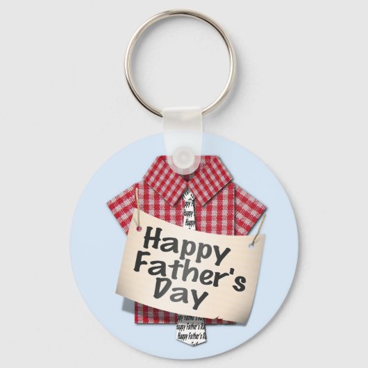 Vrolijke vaderdag voor iemand speciaal sleutelhanger (Voorkant)