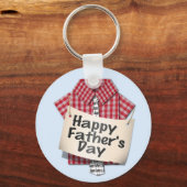 Vrolijke vaderdag voor iemand speciaal sleutelhanger (Voorkant)