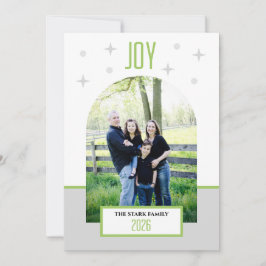 Vrolijke Vakantie Fotokaart - Modern Feestdagenkaart