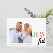 Vrolijke vakantie Kaart | Horizontaal (Staand voorkant)