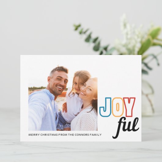 Vrolijke vakantie Kaart | Horizontaal (Staand voorkant)