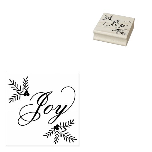 Vrolijke vakantie rubberen stempel (Gestempeld)