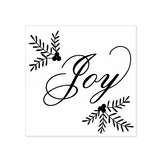 Vrolijke vakantie rubberen stempel (Afrduk)