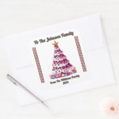 Vrolijke vakantie Sticker voor geschenken (Envelop)