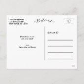 Vrolijke vakantie wensen | Vakantiefoto Briefkaart (Achterkant)