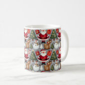 Vrolijke vakantiepatroon Design Koffiemok (Voorkant rechts)