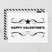 vrolijke valentijnen feestdagenkaart (Voorkant / Achterkant)