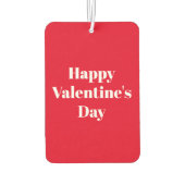 Vrolijke Valentijnsdag, rode witte Valentijnsdag Luchtverfrisser (Achterkant)