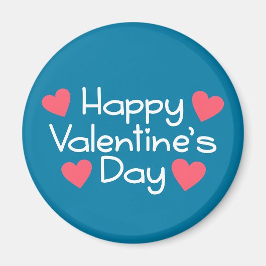 Vrolijke Valentijnsdagkalligrafie | Magneet (Voorkant)