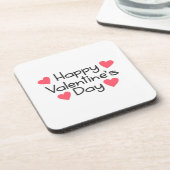 Vrolijke Valentijnsdagkalligrafie | ONDERZETTER (Linkerzijde)