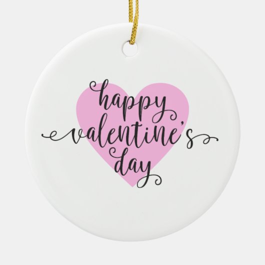 Vrolijke Valentijnsdagkalligrafie | ORNAMENT (Voorkant)