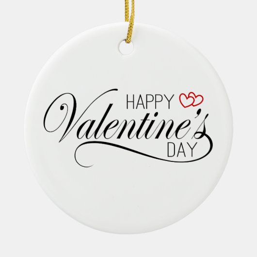 Vrolijke Valentijnsdagkalligrafie | ORNAMENT (Voorkant)