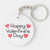 Vrolijke Valentijnsdagkalligrafie | Sleutelhanger (Achterkant)