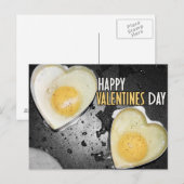Vrolijke Valentijnseeieren Feestdagenkaart (Voorkant / Achterkant)