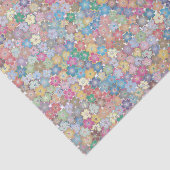 Vrolijke veelkleurige kleine bloemen Decoupage Tissuepapier (Detail)