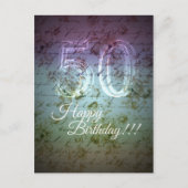 Vrolijke verjaardag!!! 50e briefkaart (Voorkant)