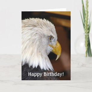 Vrolijke verjaardag! Amerikaanse Bald Eagle Kaart