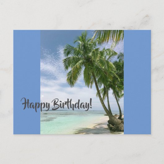 Vrolijke verjaardag! briefkaart (Voorkant)