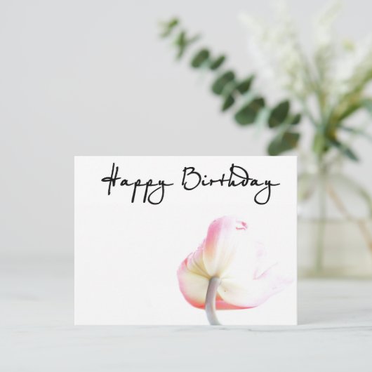 Vrolijke verjaardag! briefkaart (Staand voorkant)