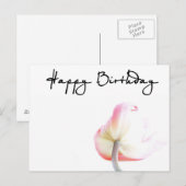 Vrolijke verjaardag! briefkaart (Voorkant / Achterkant)