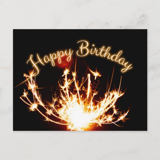 Vrolijke verjaardag! briefkaart (Voorkant)