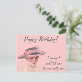 Vrolijke verjaardag! briefkaart (Staand voorkant)