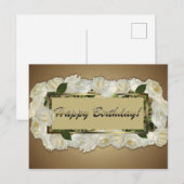 Vrolijke verjaardag! briefkaart (Voorkant / Achterkant)