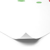 Vrolijke verjaardag! Confetti Slak Perfect Poster (Hoek)