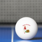 Vrolijke verjaardag! Confetti Slak Pingpongbal (Net)