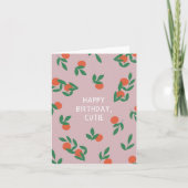 Vrolijke verjaardag, Cutie! - Clementines Wenskaar Kaart (Voorkant)