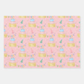 Vrolijke verjaardag Elke persoon die papierbladen  Inpakpapier Vel (Voorkant 2)