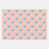 Vrolijke verjaardag Elke persoon die papierbladen  Inpakpapier Vel (Voorkant 3)