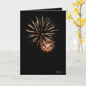 Vrolijke verjaardag, Firecracker! Kaart (Gele Bloem)