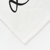 Vrolijke verjaardag! fleece deken (Hoek)