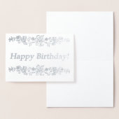 Vrolijke verjaardag! folie kaarten (Display)