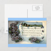 Vrolijke Verjaardag Groet Repro Vintage 1918 Briefkaart (Voorkant / Achterkant)