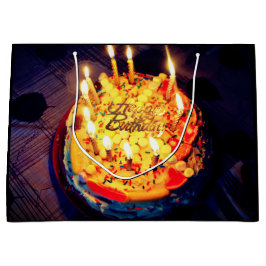 Vrolijke verjaardag! groot cadeauzakje