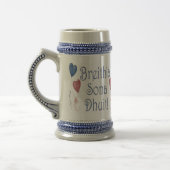 Vrolijke verjaardag! in het Iers Gaelic Bierpul (Links)