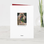 Vrolijke verjaardag, Jezus! Funny remake of Raphae Feestdagen Kaart (Achterkant)