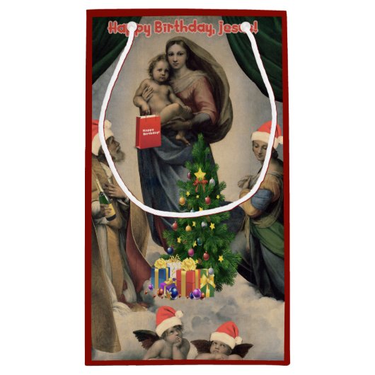 Vrolijke verjaardag, Jezus! Funny remake of Raphae Klein Cadeauzakje (Achterkant)