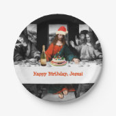 Vrolijke verjaardag, Jezus! Grappig kerstfeest Papieren Bordje (Voorkant)