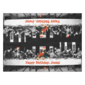 Vrolijke verjaardag, Jezus! Grappig kerstfeest Tafelkleed (Voorkant (Horizontaal))