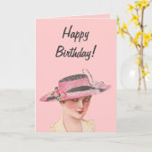 Vrolijke verjaardag! kaart (Gele Bloem)