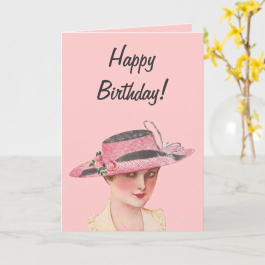 Vrolijke verjaardag! kaart (Gele Bloem)