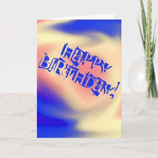 Vrolijke verjaardag! kaart (Voorkant)