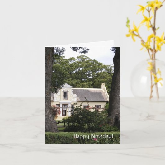 Vrolijke verjaardag! kaart (Gele Bloem)