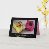 Vrolijke verjaardag! kaart (Gele Bloem)